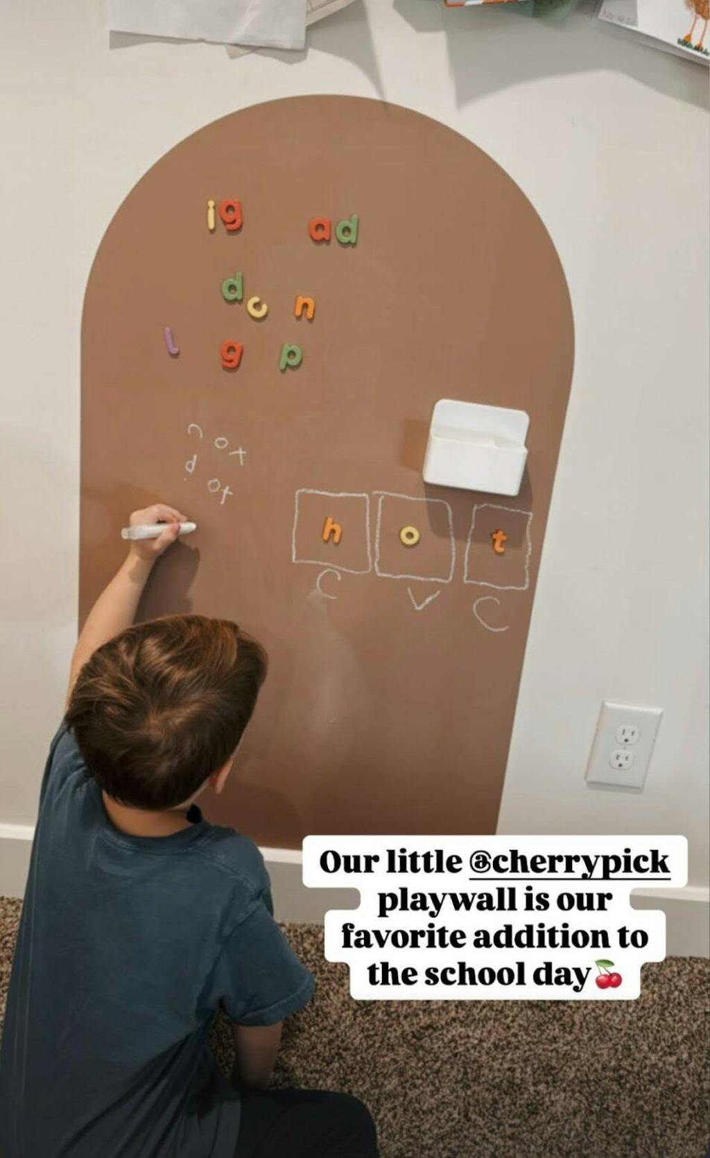 Magic Playwall - Original Arch Magnetic Wall Decal for Kids