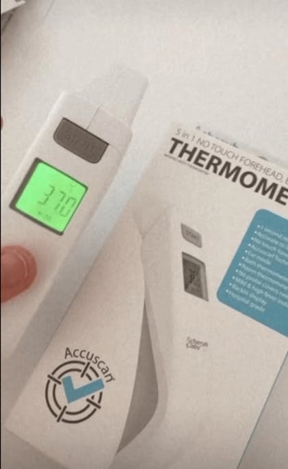 Digital Underarm Thermometer, Celsius And Fahrenheit Two Displays, Soft  Tip, Oral Body Temperature Outlet, Adult And Child Thermometer