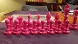 3 3/4 Colored Chess Pieces - Set of 17 Pieces – Chess House