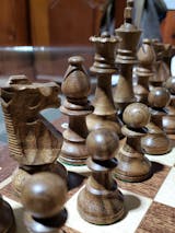 3 3/4 French Series Wood Chess Pieces - Acacia – Chess House