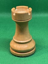 Combo of Reproduced 90s French Chavet Championship Tournament Chess Pieces  V2.0 in Ebonized / Box Wood - 3.6 King with Wooden Chess Board & Storage