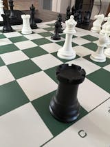 Analysis Chess Pieces and Cinch Chess Board Bag Combo