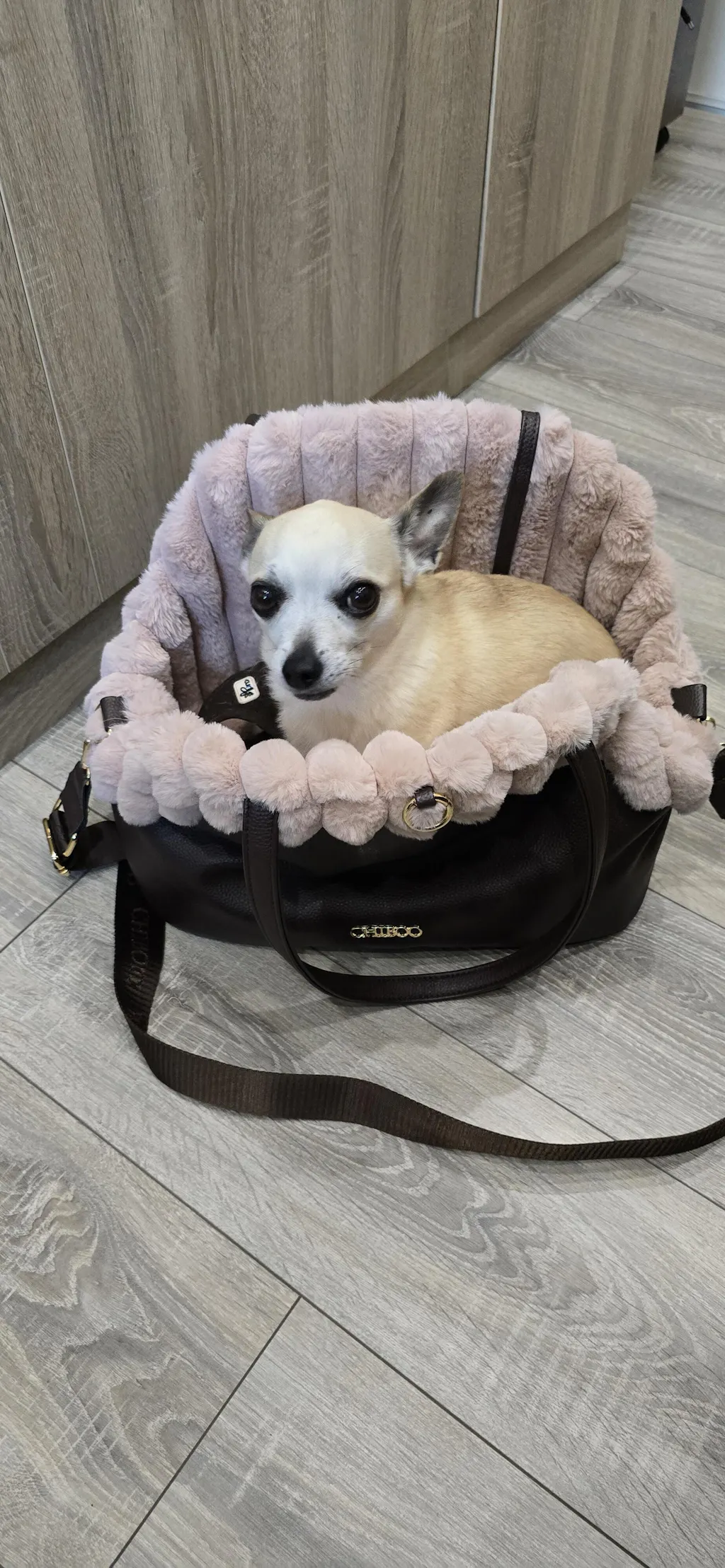 Torba podróżna dla psa Chiboo Lilan - Rosé