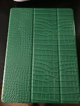 Chic Geeks Faux Crocodile iPad Case - Emerald