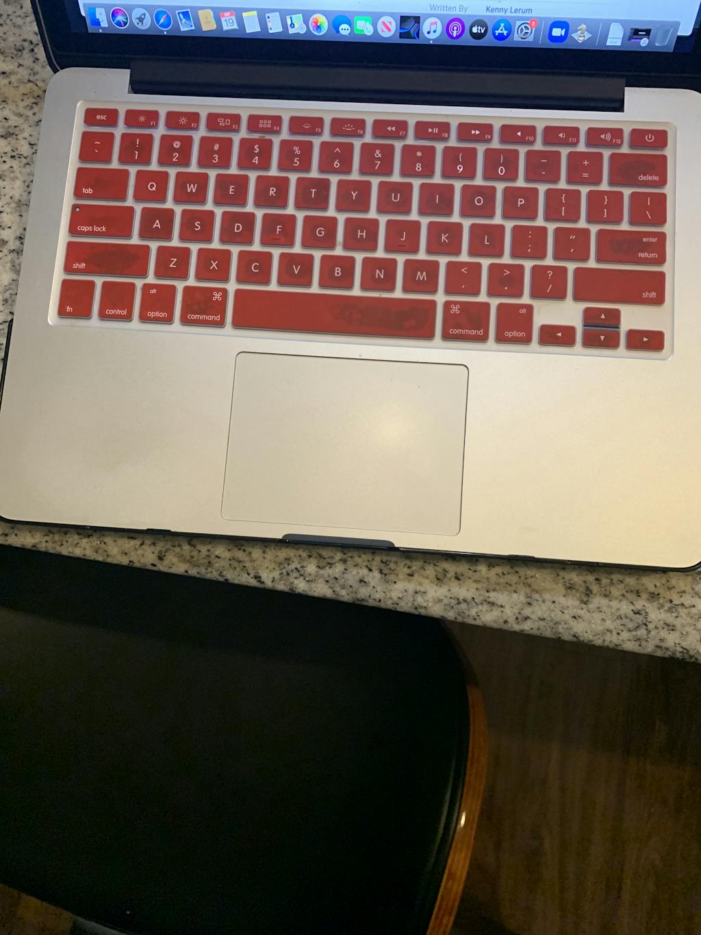 Red Keyboard Cover Chic Geeks