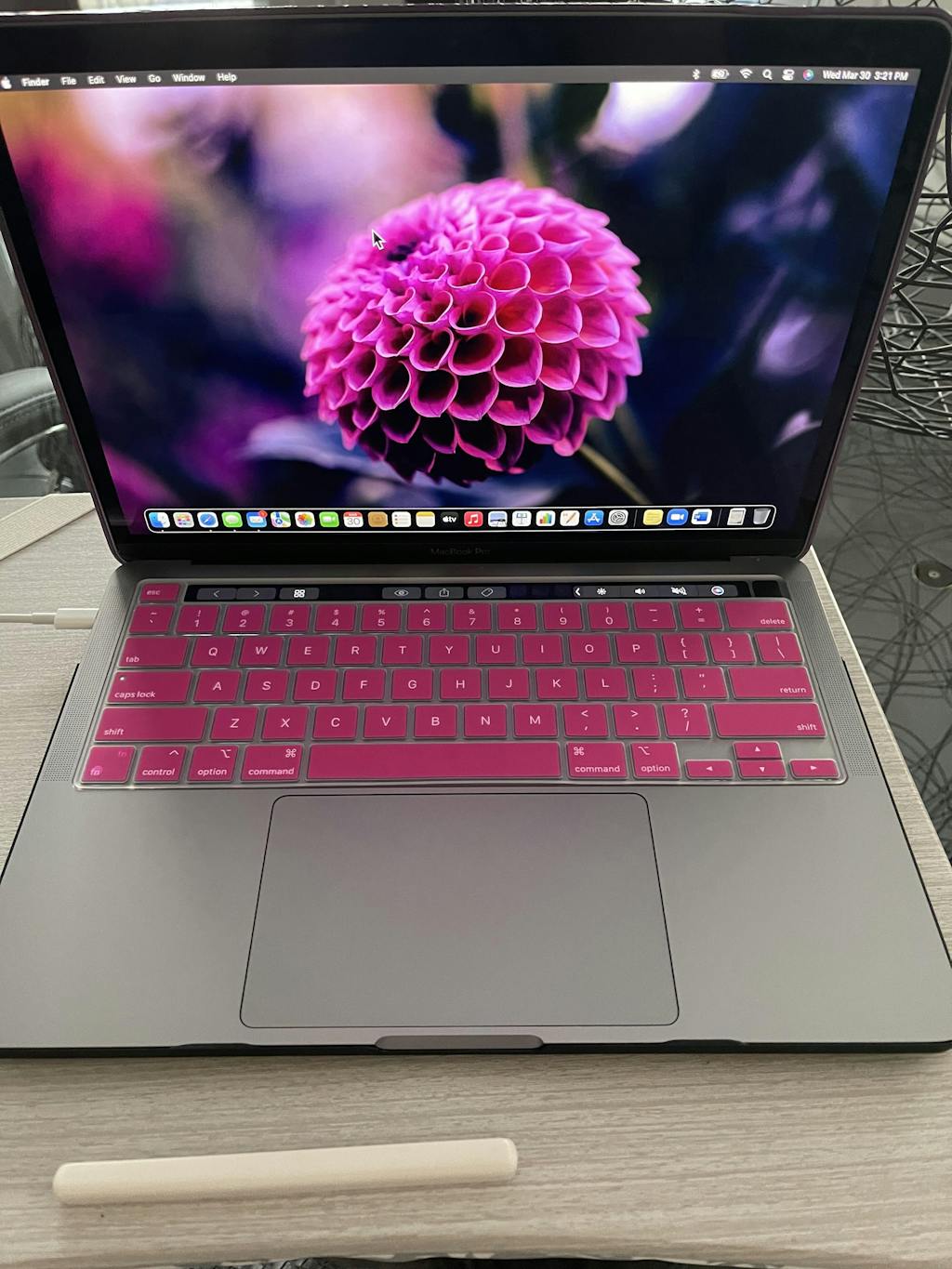 Hot Pink Keyboard Cover Chic Geeks