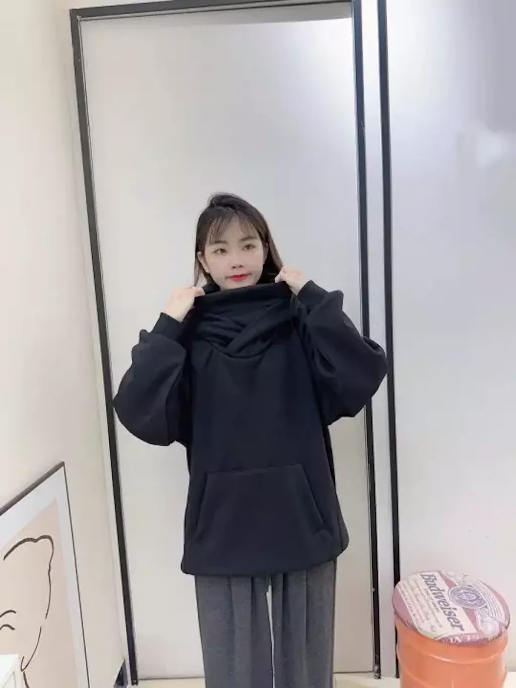 High Neck Loose Jacket