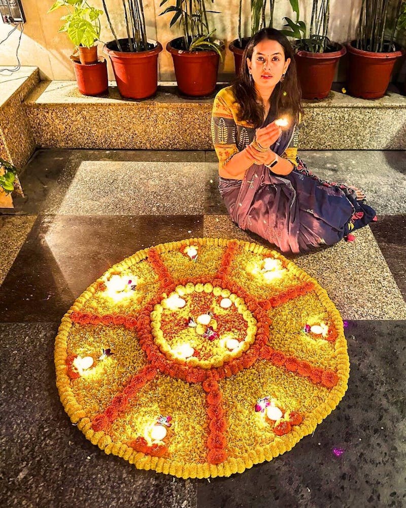 Dragonfly Dream Hand Blockprinted Cotton Saree