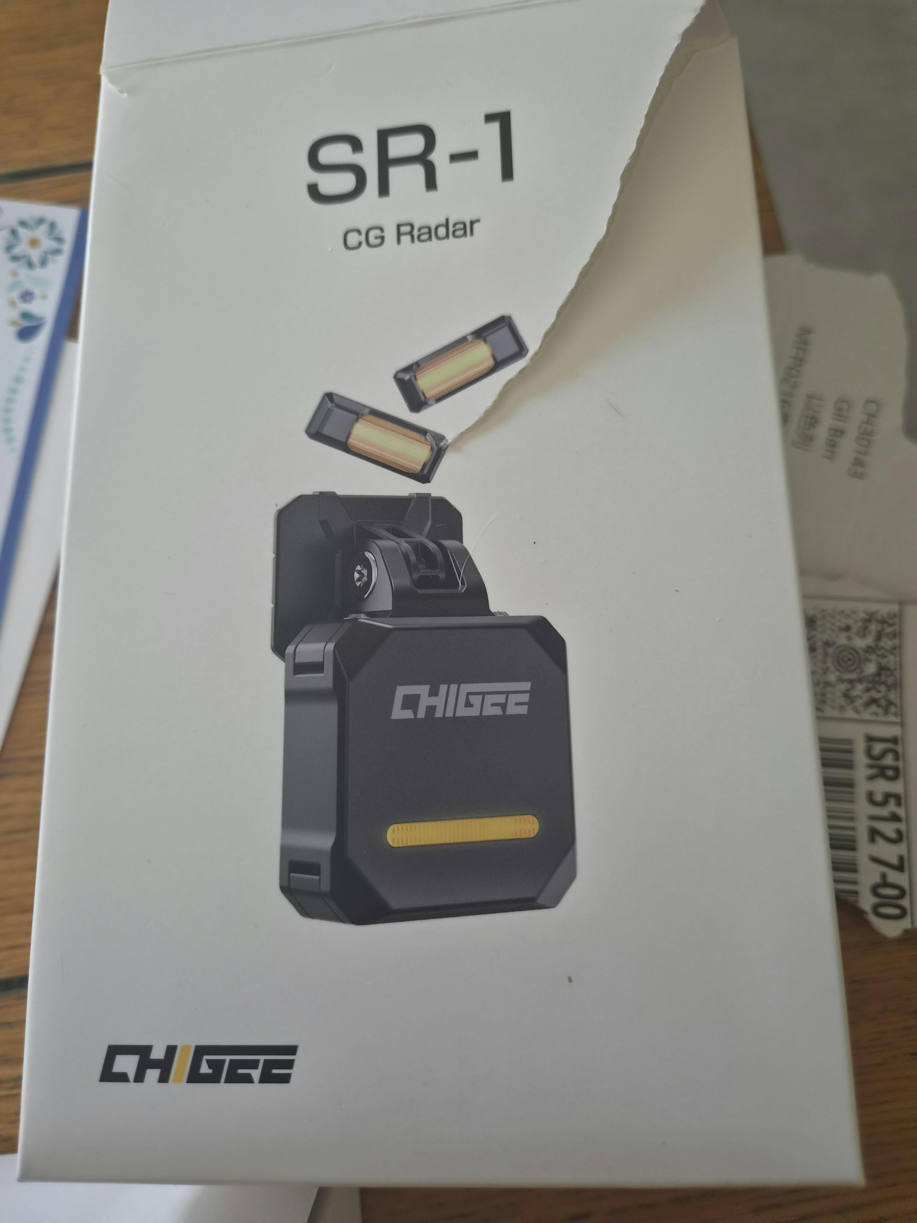SR-1 77GHzミリ波レーダーシステム（バイク用）