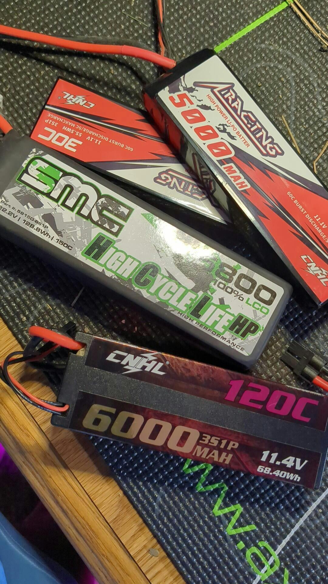 3S LiPo Battery | Traxxas Battery 5000mAh 11.1V 30C CNHL with TRX