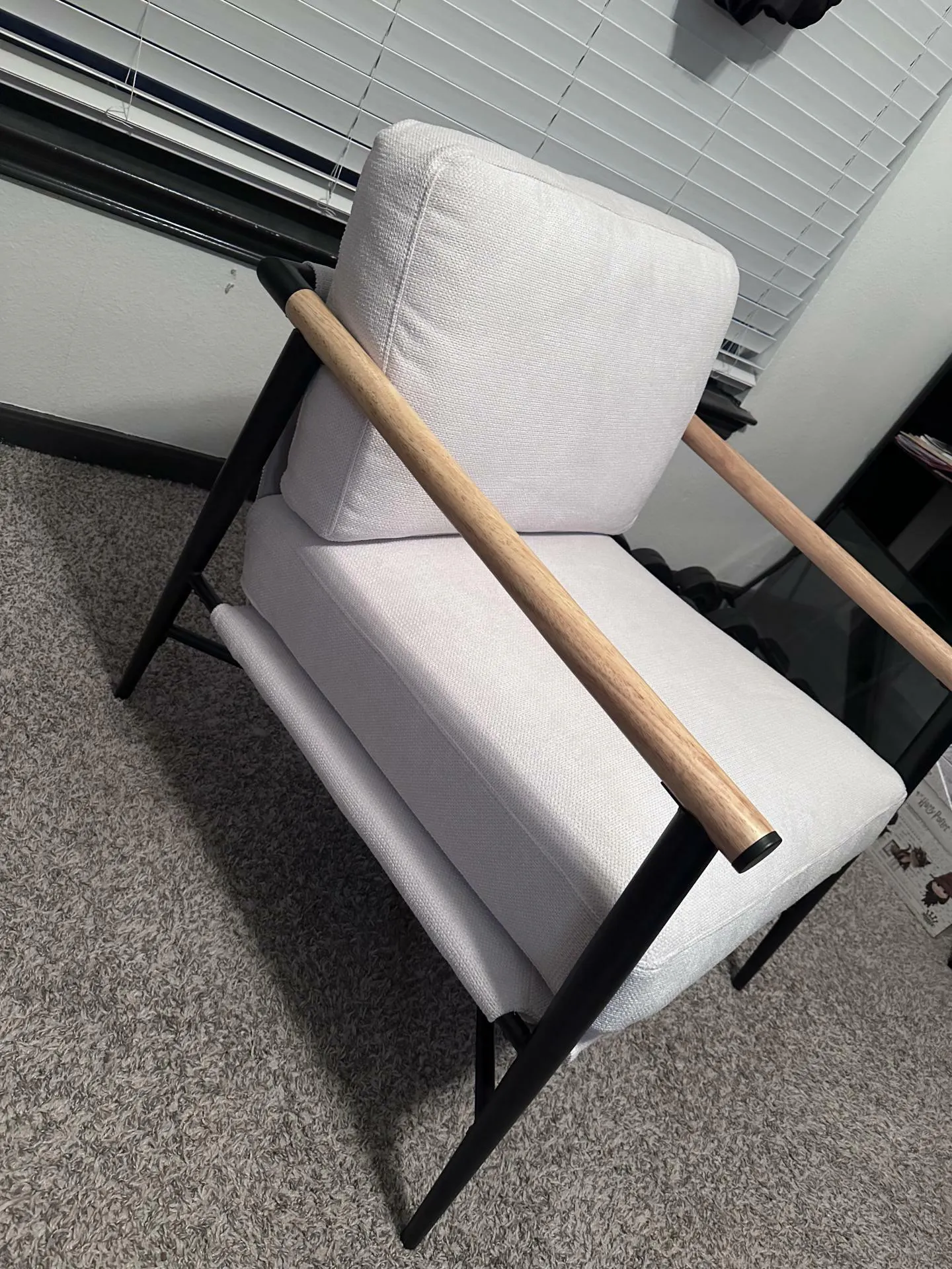 View of CHITA®️ Charlotte Modern Accent Chair - chitaliving.com – CHITA LIVING