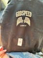 Vintage Godspeed Hoodie – Faith Streetwear with Wings Graphic, 2 John 1:6 Bible Verse