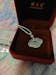 Chalcedony Peace Safety Tag Ruyi Lock Necklace