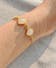 S925 Silver Gradient Color Hetian Jade Clover Bracelet