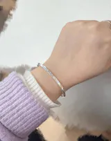 [Pre-sale] Silver Mobius Strip Open Bracelet