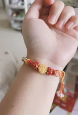 Want Want Co-branded Series 24K Gold Lucky Blessing Charm