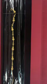 Gold Plated Silver Auspicious Brushed Gourd Bracelet