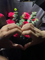 [Pre-sale] Silver Zirconia Love Connecting Couple Rings