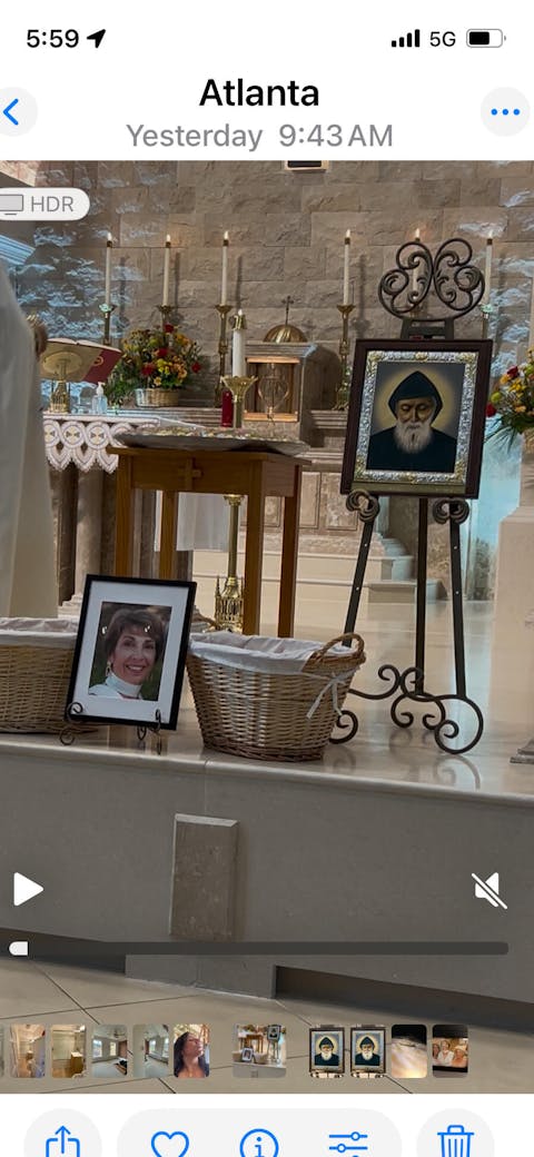 Saint Charbel - Silver icon on wood, locally gold plated - Mount Athos