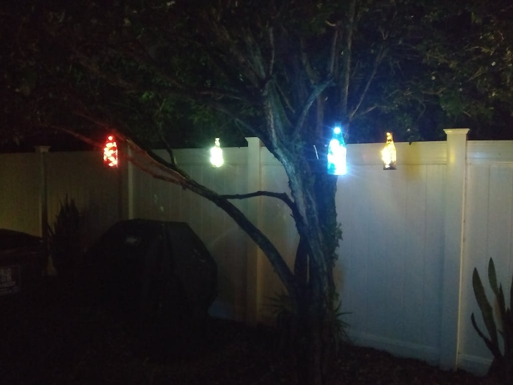 12 Volt LED Light Set Pure White White Wire Christmas Light Source