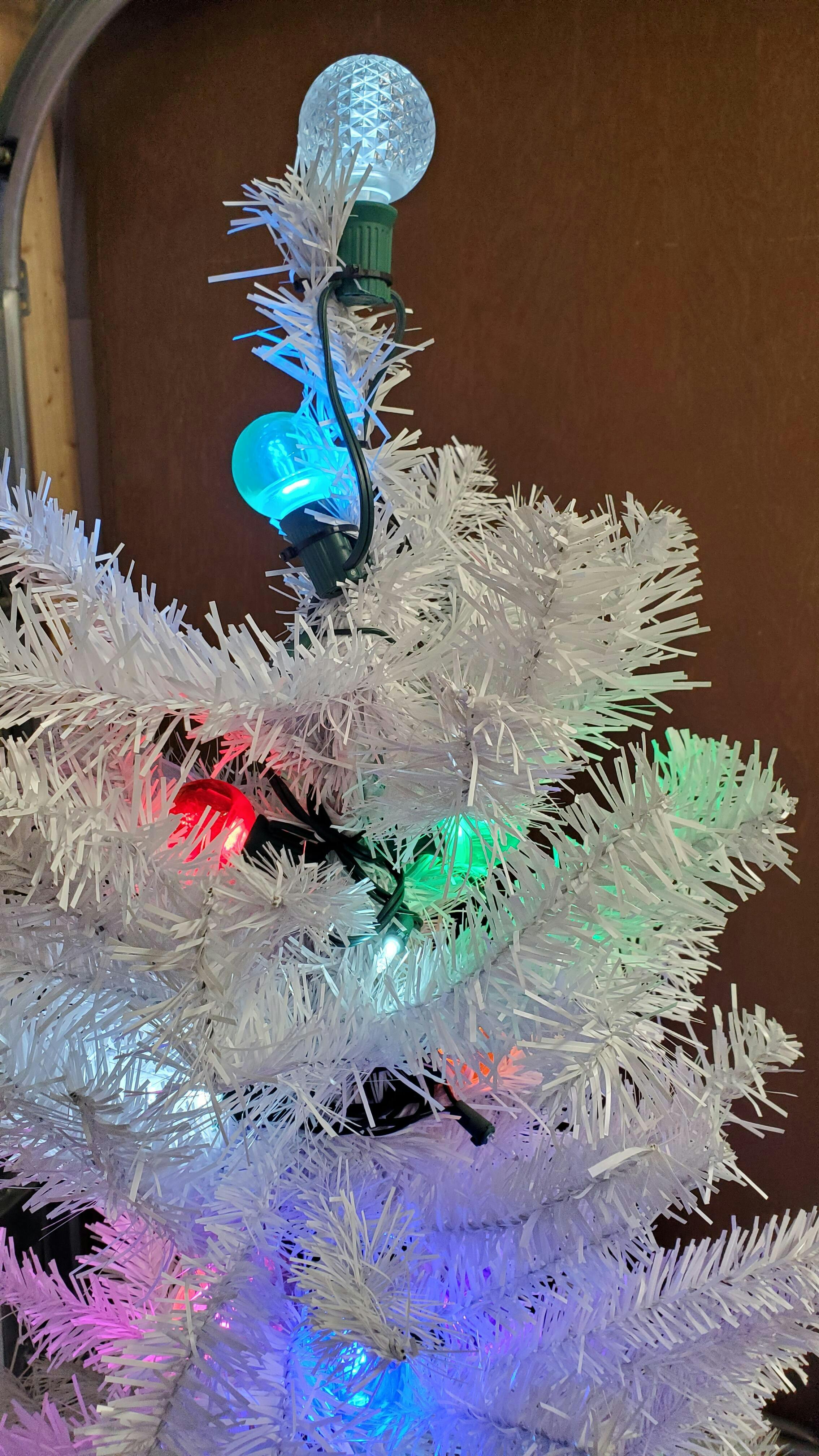 Minleon G40 Teal Smooth LED Bulbs E17 Bases (25 Pack) – Christmas