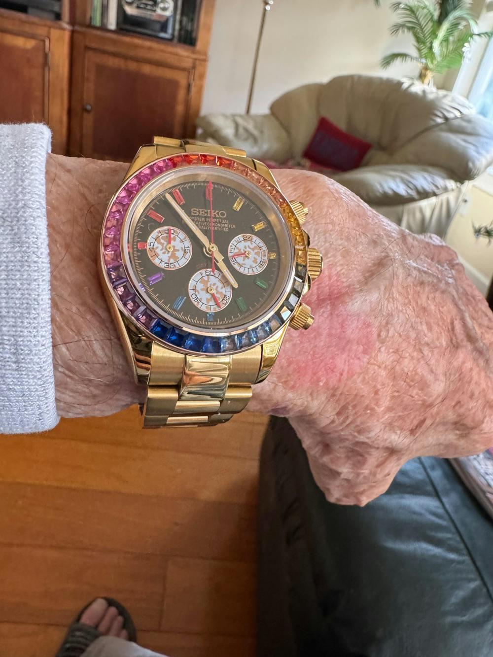 Rose Rainbow Chronograph