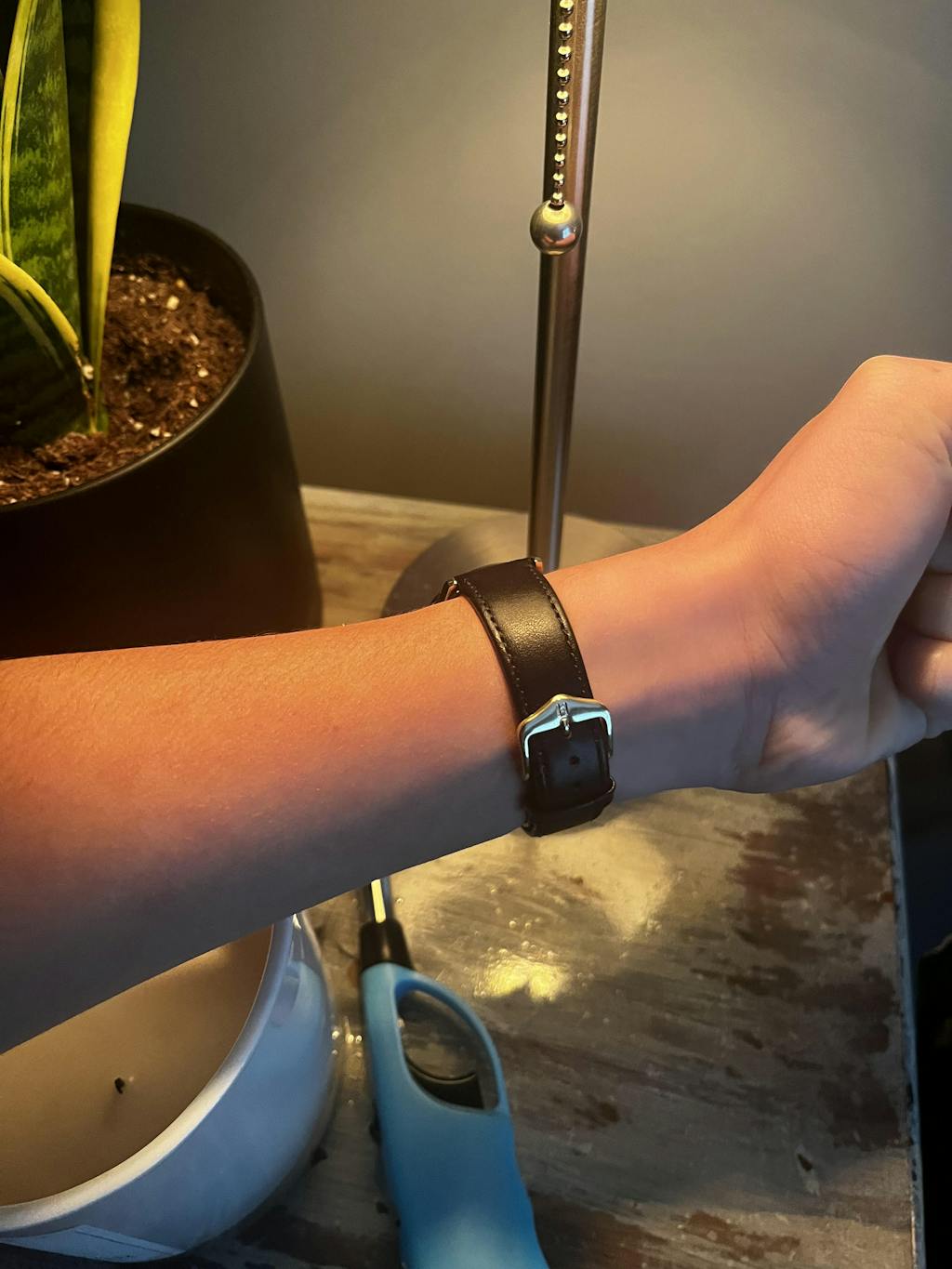 Hirsch OSIRIS Black Calf Leather Watch Strap