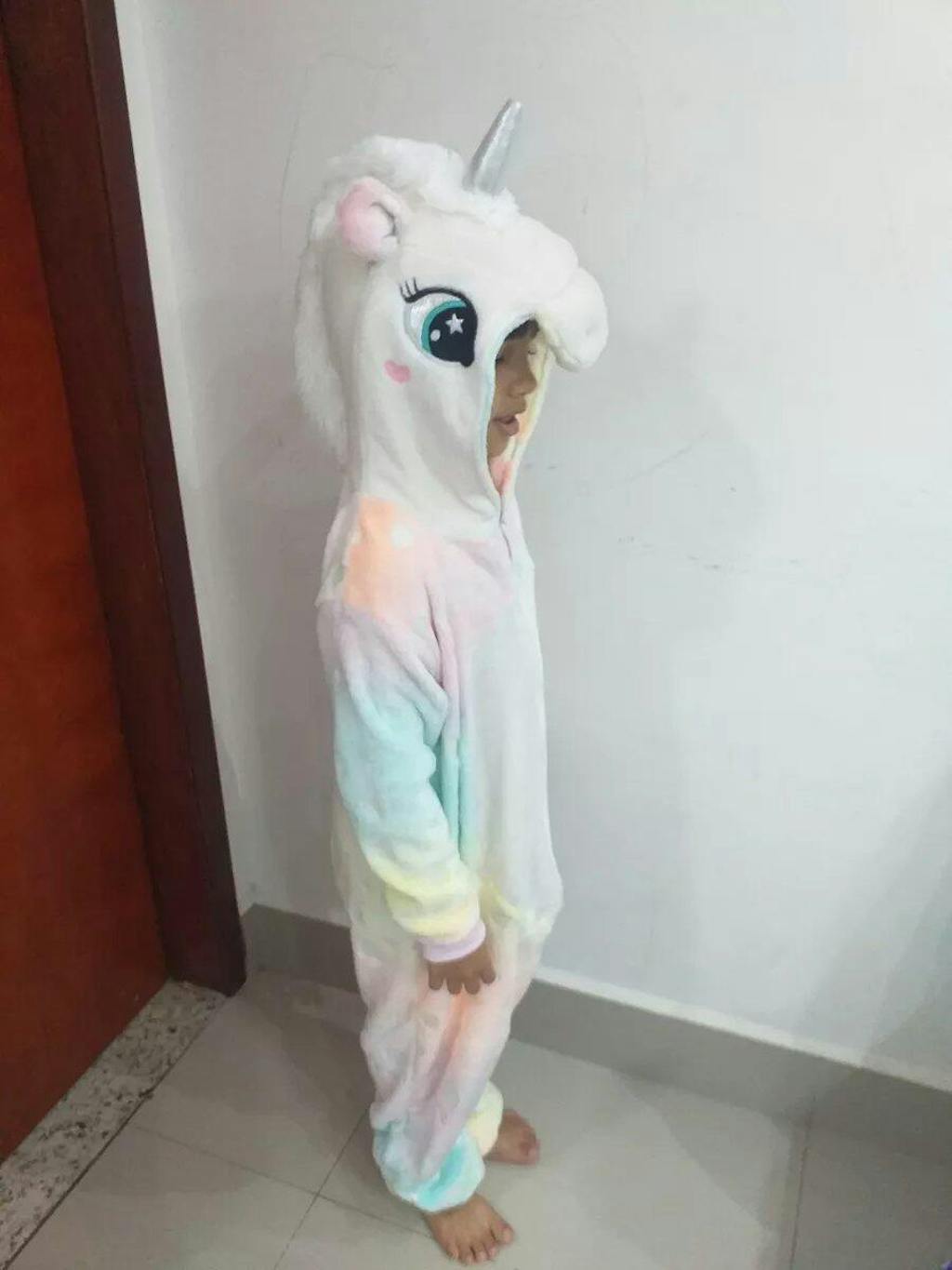 Pijama Macacao Kigurumi Infantil Fleece Inverno Soft Plush.