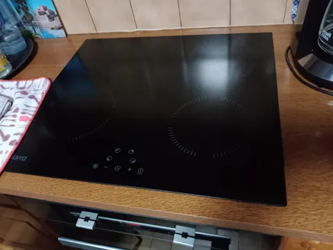 Ciarra Plaque à Induction 6000W avec 4 Zones et 9 Niveaux de Puissance CABBIH4-A