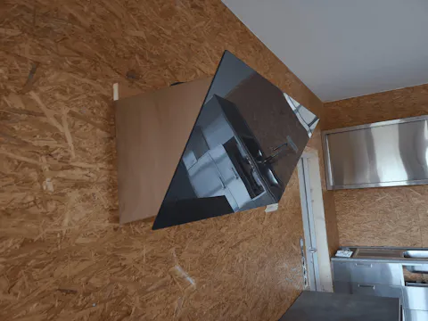 Ciarra Hotte de 90cm en Verre Argenté Brossé Avec Commande Tactile Wifi A+++ CBCS9736H-S