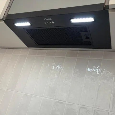 Ciarra Hotte de Cuisine Encastrable 60cm 3 Vitesses Noire CBCB6926A-OW