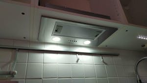 Ciarra Hotte Intégrée Groupe Filtrant 52cm 3 Vitesses Inox CBCS5913A-OW