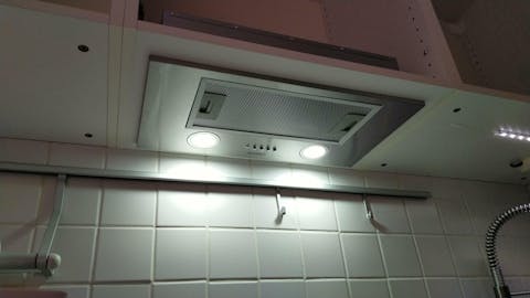 Ciarra Hotte Intégrée Groupe Filtrant 52cm 3 Vitesses Inox CBCS5913A-OW