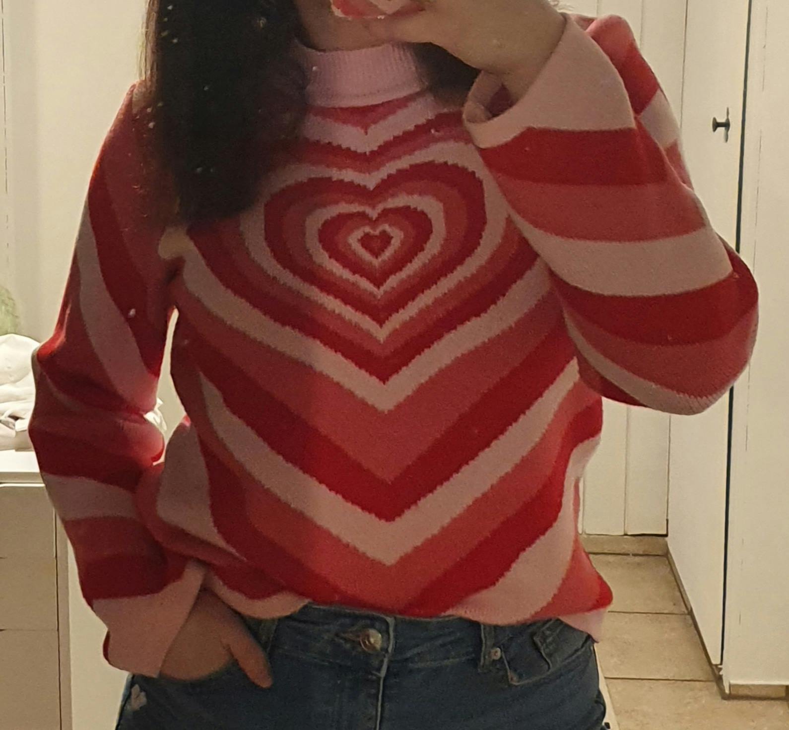 Heart Wave Sweater Cider
