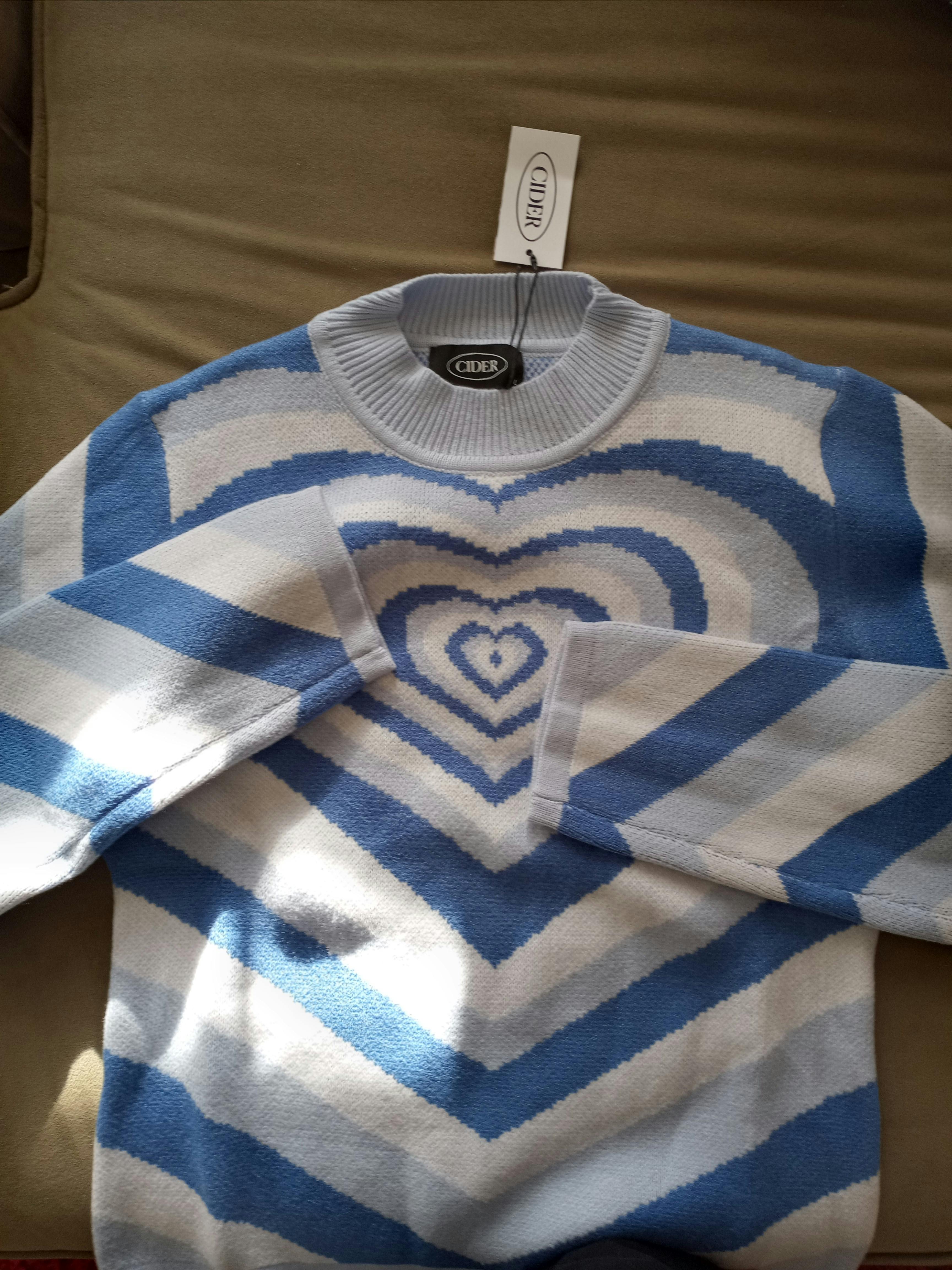powerpuff heart sweater