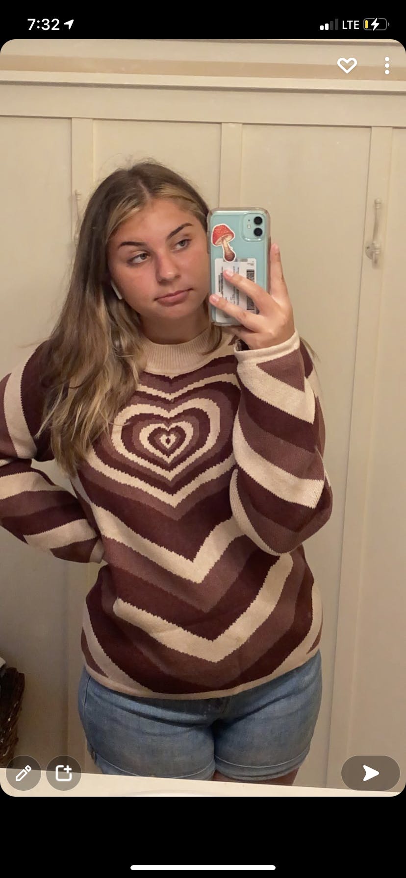 cider heart wave sweater