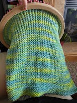 5/8 75 pegs Small Round Afghan Knitting Loom – CinDWood Looms
