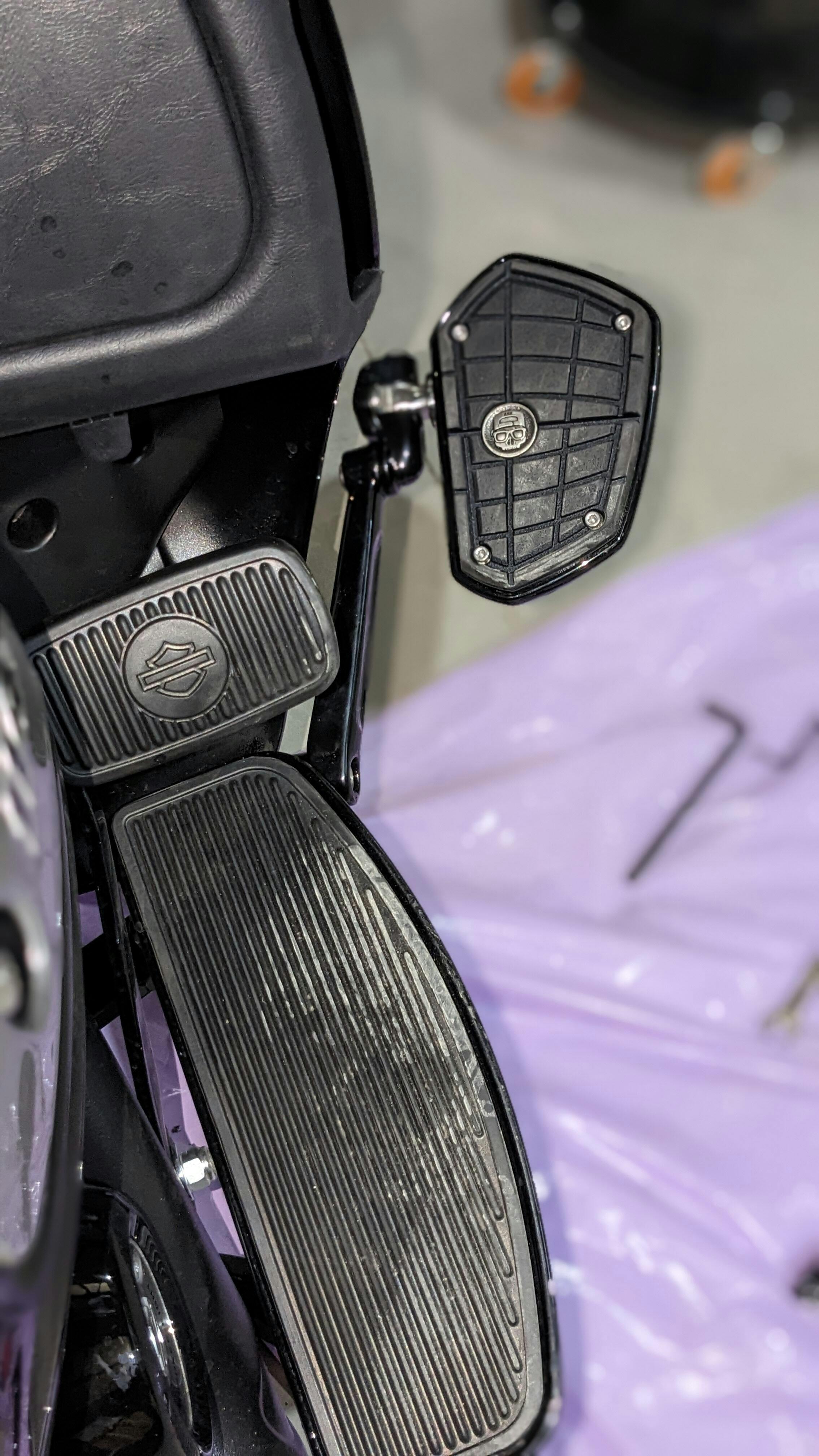 Frame Mounted Adjustable Highway Peg Mounts With or Without Foot Pegs