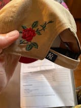 New York Yankees Rose Thorn 47 Brand Clean Up Dad Hat Khaki