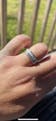 925 Sterling Silver Half Eternity Baguette and Round Cz's Silver Ring