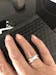 925 Sterling Silver Pave Set Cz Cross Over Ring
