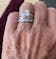 925 Sterling Silver Channel Set Eternity Cz Bridal Ring Set