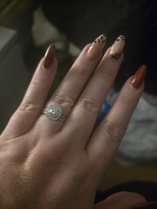 925 Sterling Silver Round Centre Double Cubic Zirconia Halo Ring Set