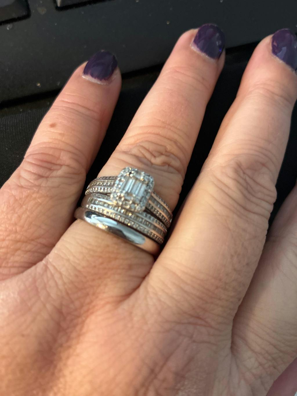 925 Sterling Silver 3mm, 4mm and 5mm Court Wedding Band Ring