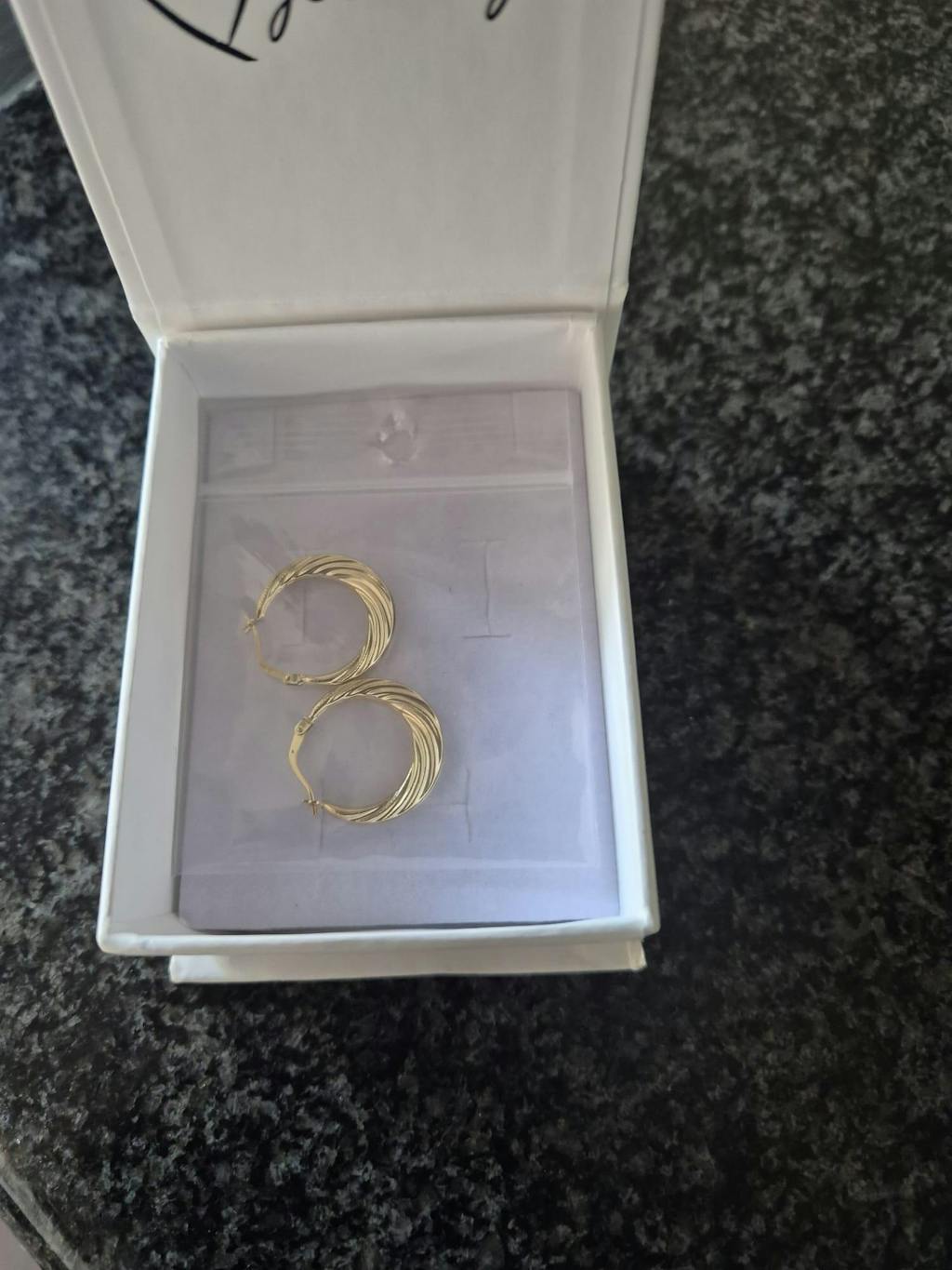 9ct Yellow Gold 21mm Fancy Creoles