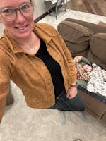 Khaki Vintage Washed Shacket