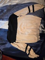 PRE-ORDER: Parchment Colorblock Black Sweater