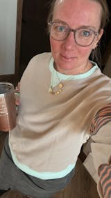 Jet Stream Colorblock Striped Sweatshirt – Lightweight Mint and Orange Pullover