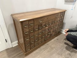 The Penny Trading Card Cabinet