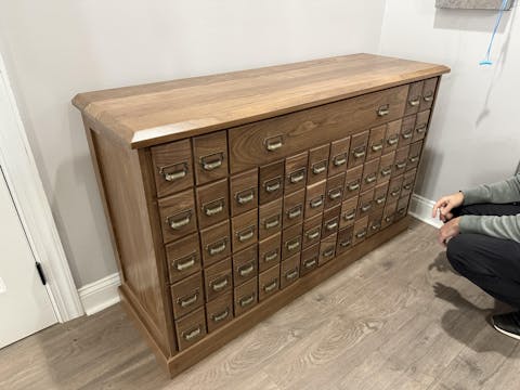 The Penny Trading Card Cabinet